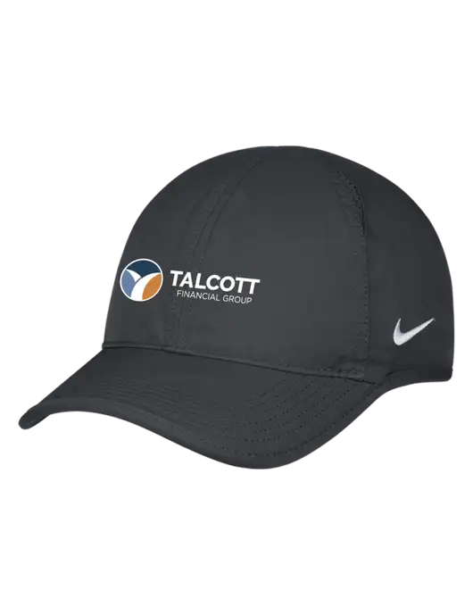 Nike Charcoal Featherlight Cap w/Talcott Logo