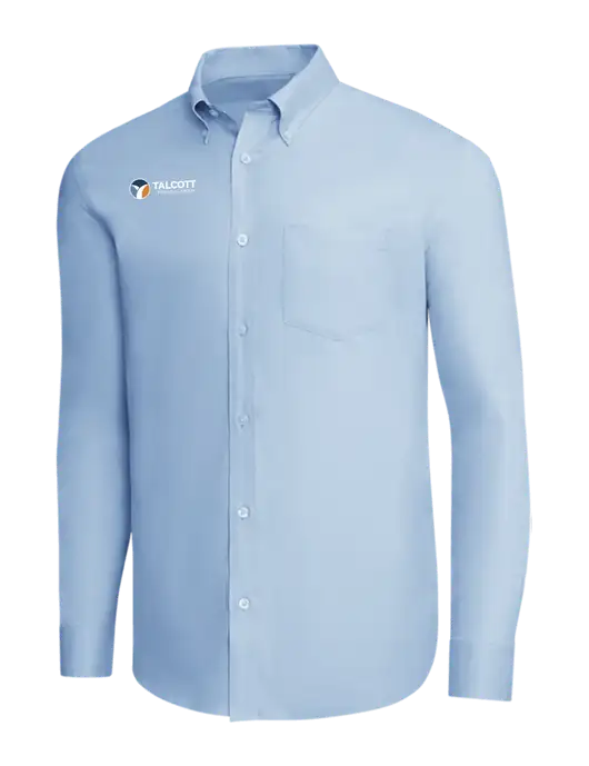Brooks Brothers Light Blue Wrinkle-Free Stretch Pinpoint Shirt w/Talcott Logo