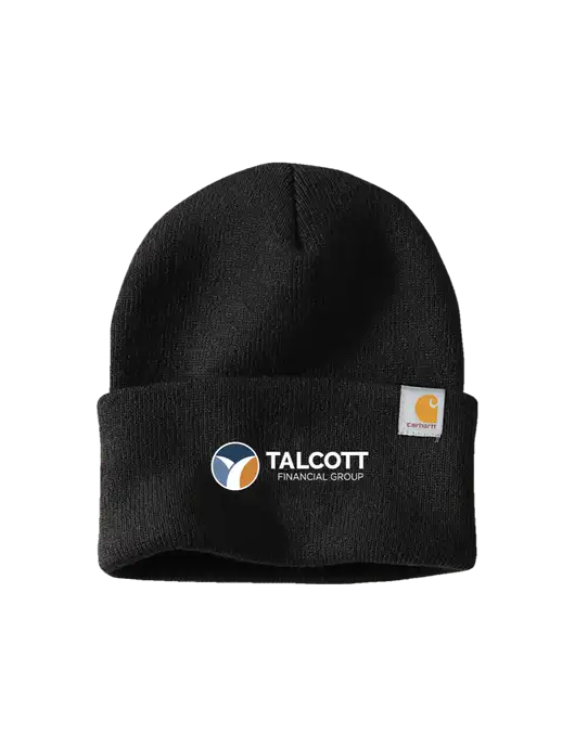 Carhartt Black Watch Cap 2.0 w/Talcott Logo