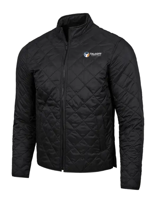 Mercer+Mettle Black Quilted Full-Zip Jacket w/Talcott Logo