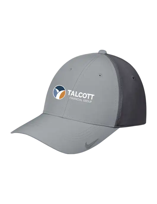 Nike Light Grey/Dark Grey Dri-FIT Legacy Cap w/Talcott Logo