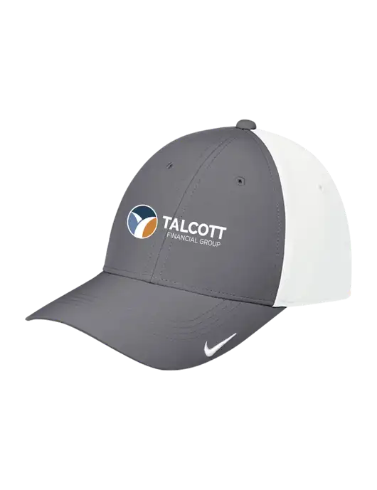 Nike Dark Grey/White Dri-FIT Legacy Cap w/Talcott Logo