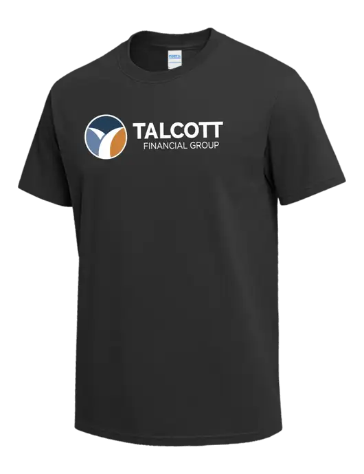 Charcoal Heavyweight 6.1 oz T-Shirt w/Talcott Logo
