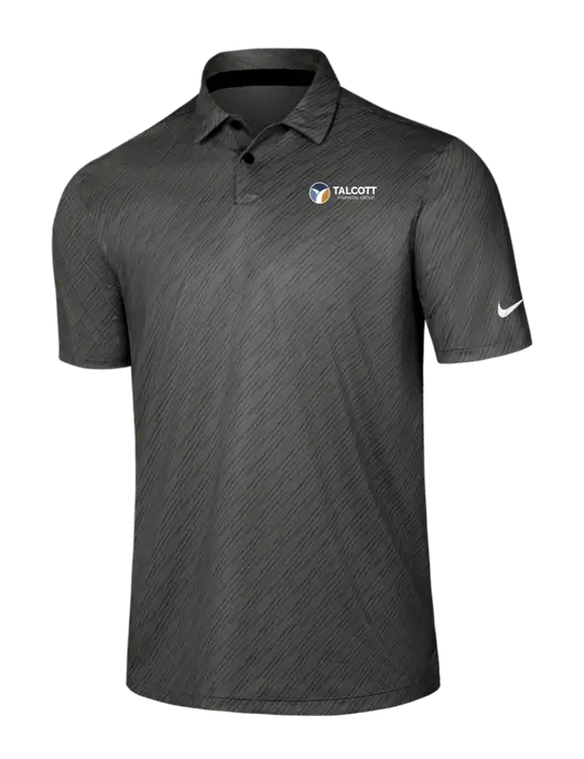 Nike Dark Grey Vapor Dash Polo w/Talcott Logo