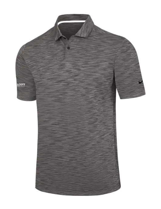 Nike Dark Grey Dri-FIT Vapor Space Dyed Polo w/Talcott Logo