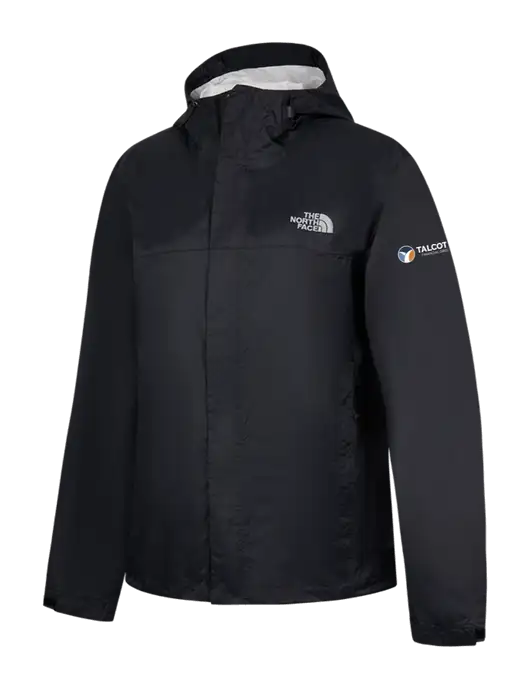 The North Face Black DryVent Rain Jacket w/Talcott Logo