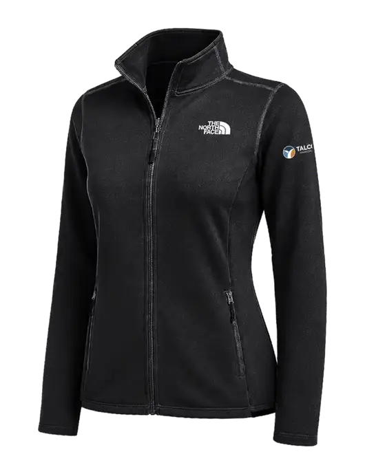 The North Face Womens Black Skyline Full-Zip Fleece Jacket w/Talcott Logo