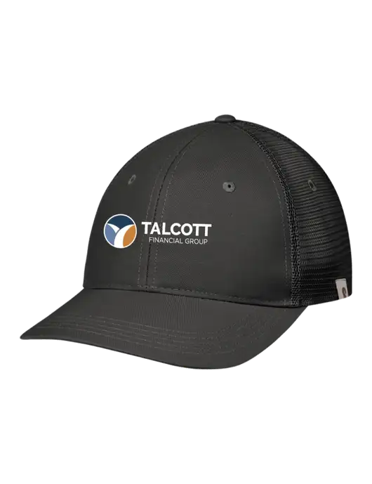Carhartt Black Trucker Rugged Pro Series Cap w/Talcott Logo