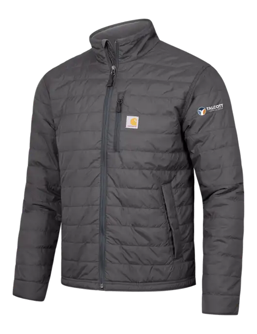 Carhartt Dark Grey Gilliam Jacket w/Talcott Logo
