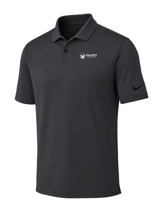 Nike Dark Grey Dri-FIT Vapor Polo w/Talcott Logo