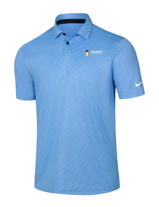 Nike Light Blue Vapor Dash Polo w/Talcott Logo
