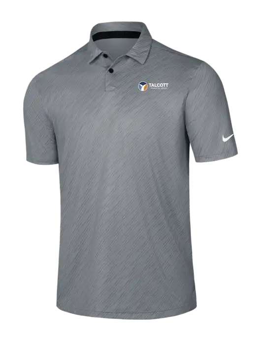 Nike Medium Grey Vapor Dash Polo w/Talcott Logo