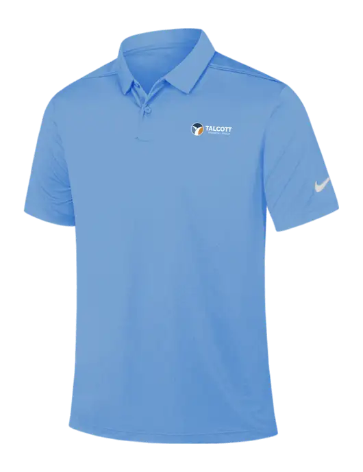 Nike Light Blue Dry Essential Solid Polo w/Talcott Logo