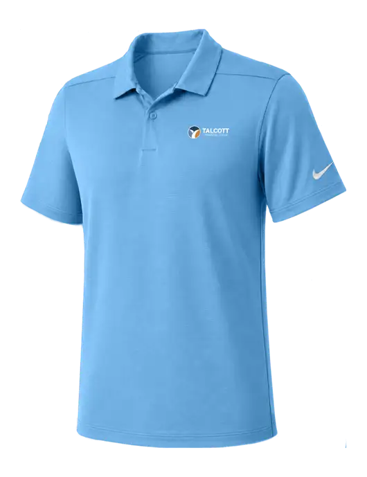 Nike Light Blue Dry Essential Solid Polo w/Talcott Logo