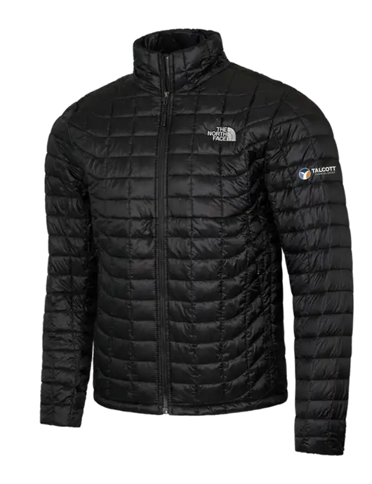 North Face Black ThermoBall Trekker Jacket w/Talcott Logo