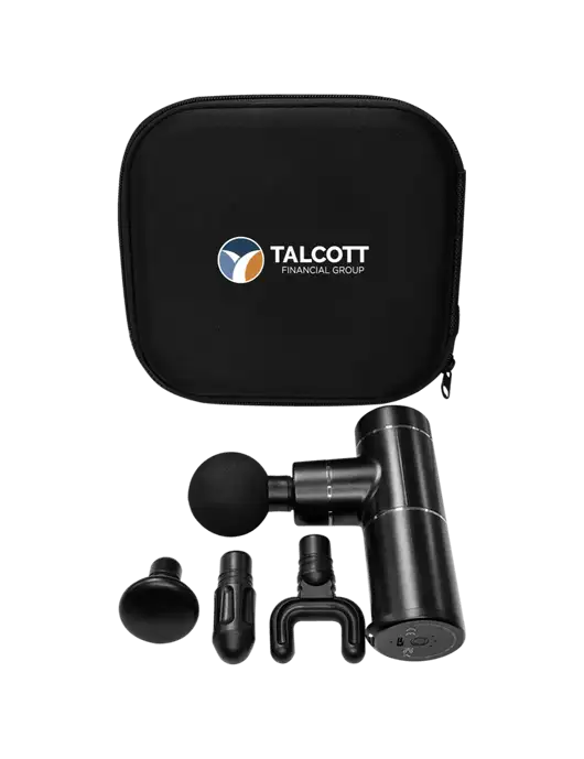 Muscle Revive Handled Massage Gun w/Talcott Logo