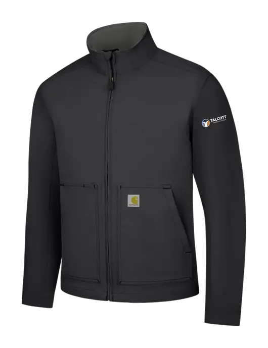Carhartt Black Super Dux Soft Shell Jacket w/Talcott Logo
