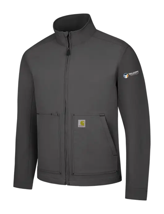 Carhartt Dark Grey Super Dux Soft Shell Jacket w/Talcott Logo