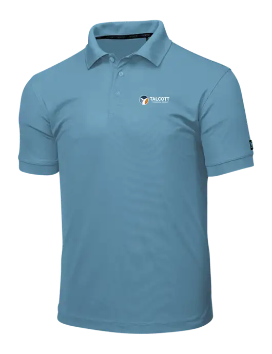 OGIO Light Slate Blue Caliber 2.0 Polo w/Talcott Logo