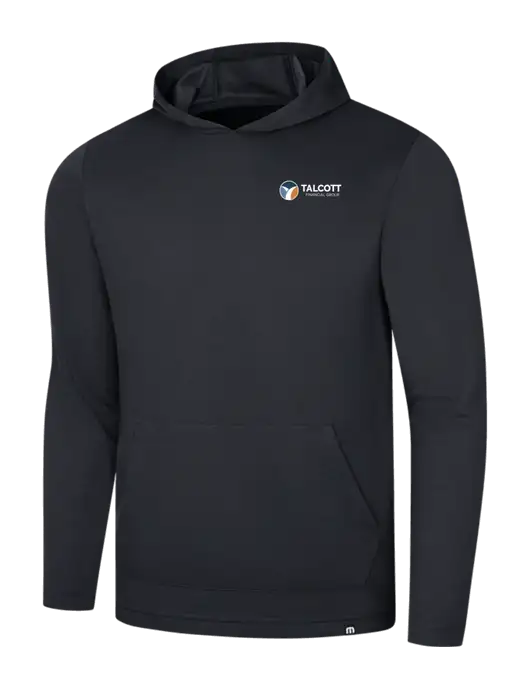 TravisMathew Black Coveside Hoodie w/Talcott Logo
