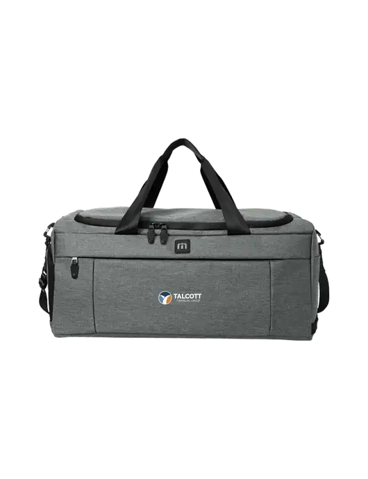 TravisMathew Dark Grey Heather Duration Duffel w/Talcott Logo