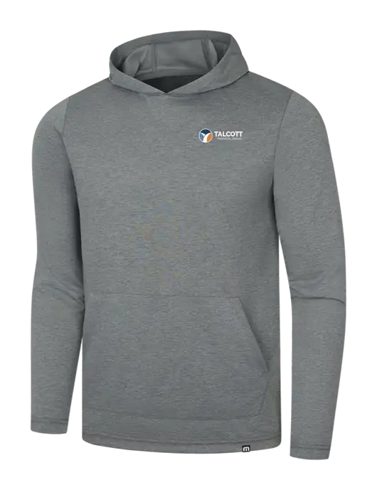 TravisMathew Dark Grey Heather Coveside Hoodie w/Talcott Logo