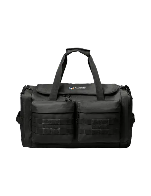 CornerStone Black Tactical Duffel w/Talcott Logo