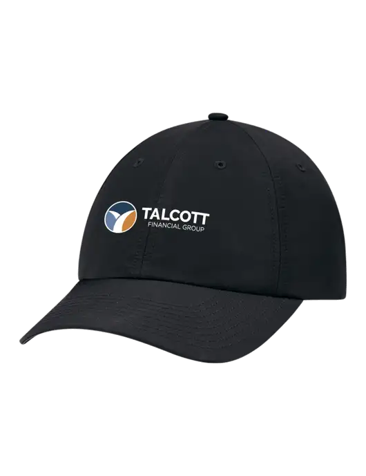 Richardson Relaxed Performance Lite Black Cap w/Talcott Logo