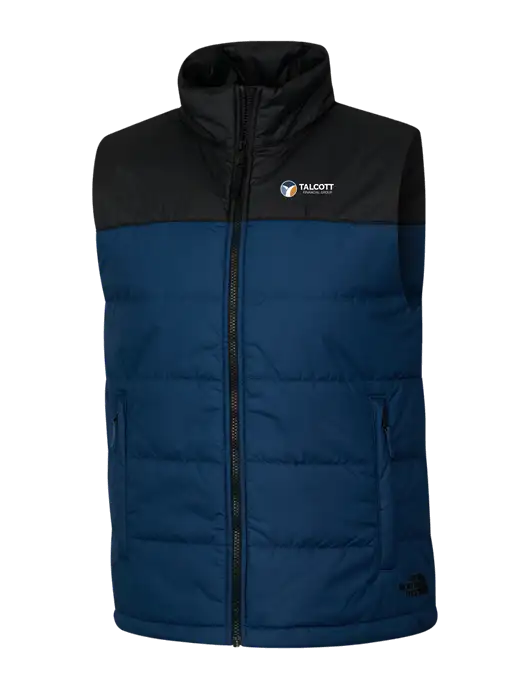 The North Face Navy Everyday Insulated Vest w/Talcott Logo