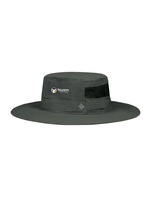 Columbia Dark Grey Bora Bora Booney  Hat w/Talcott Logo