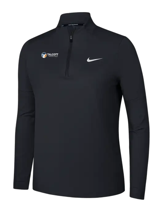 Nike Black Womens Dri-FIT Element 1/2-Zip Pullover w/Talcott Logo