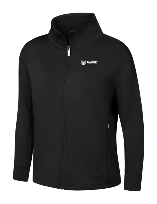 OGIO Womens Black Transcend Full-Zip w/Talcott Logo
