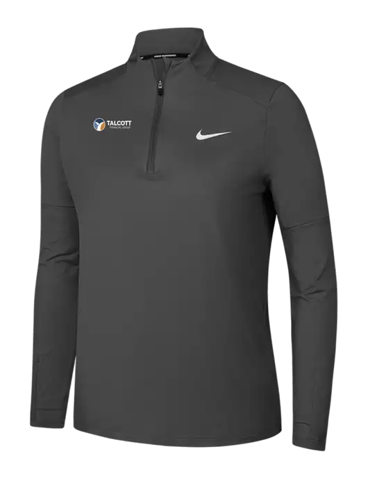 Nike Dark Grey Womens Dri-FIT Element 1/2-Zip Pullover w/Talcott Logo