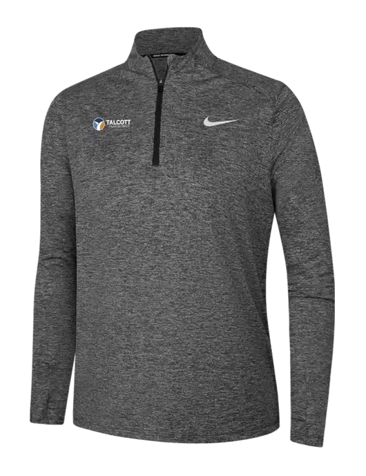 Nike Black Heather Womens Dri-FIT Element 1/2-Zip Pullover w/Talcott Logo