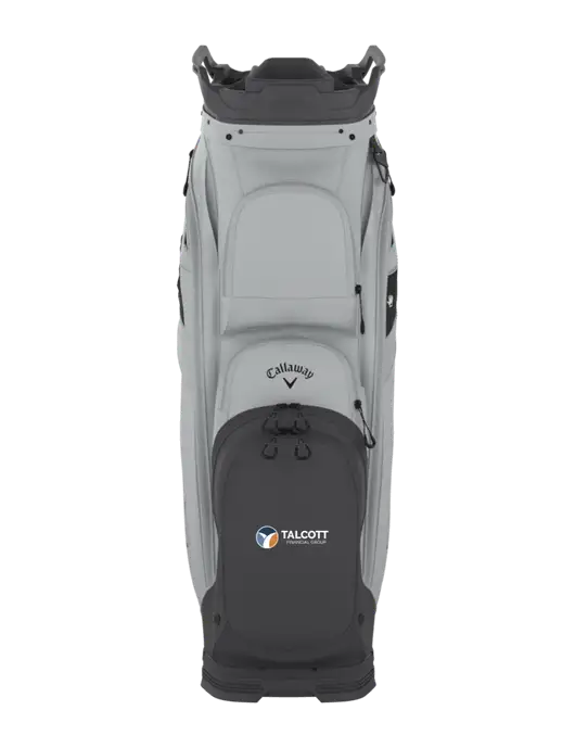 Callaway Org 14 Light Grey Cart Golf Bag  w/Talcott Logo