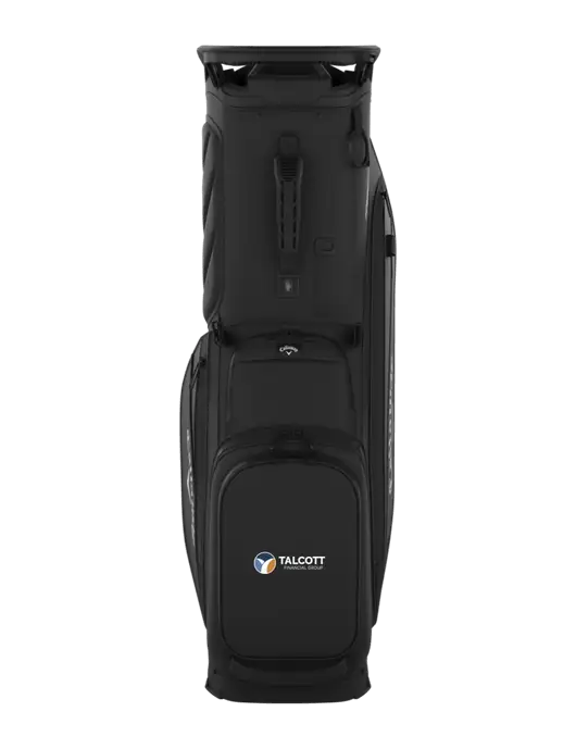 Callaway Fairway 14 Black Stand Golf Bag w/Talcott Logo