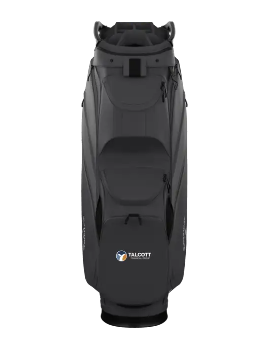 Callaway Chase 14 Charcoal Cart Golf Bag  w/Talcott Logo
