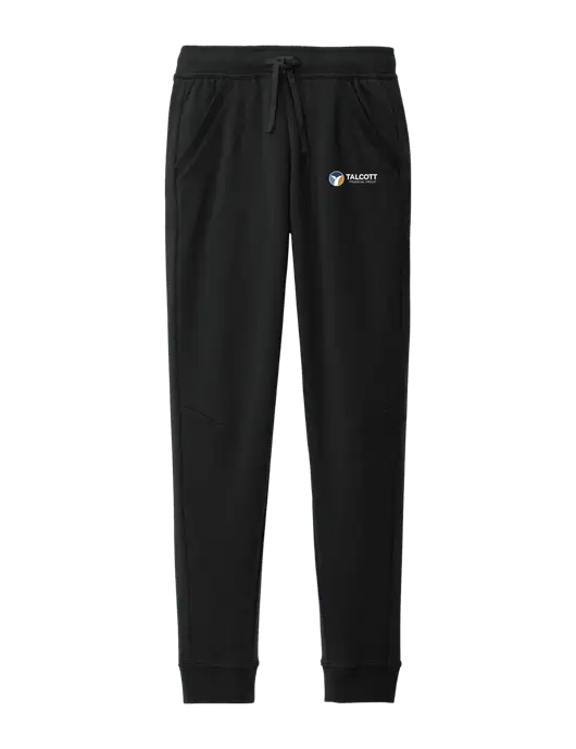 Modern Black Fleece Jogger w/Talcott Logo