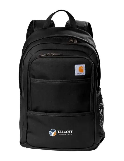 Carhartt Black Foundry Series Backpack w/Talcott Logo