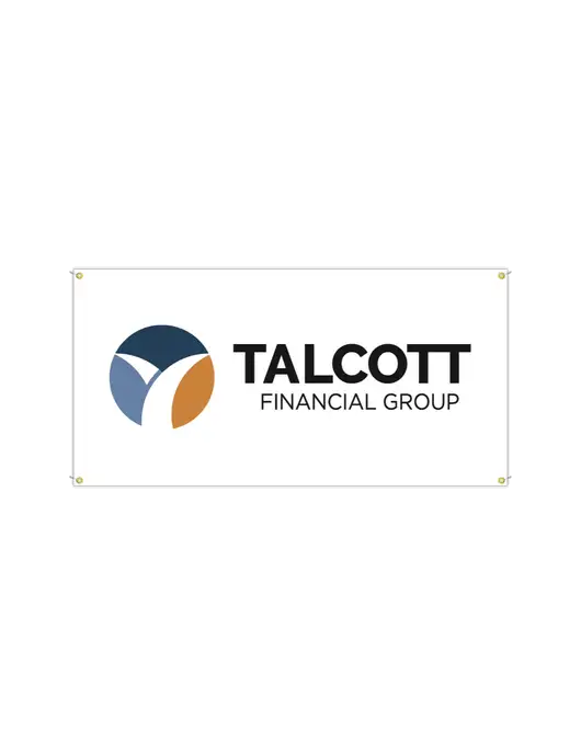 Vinyl Banner 72" x 36"  w/Talcott Logo