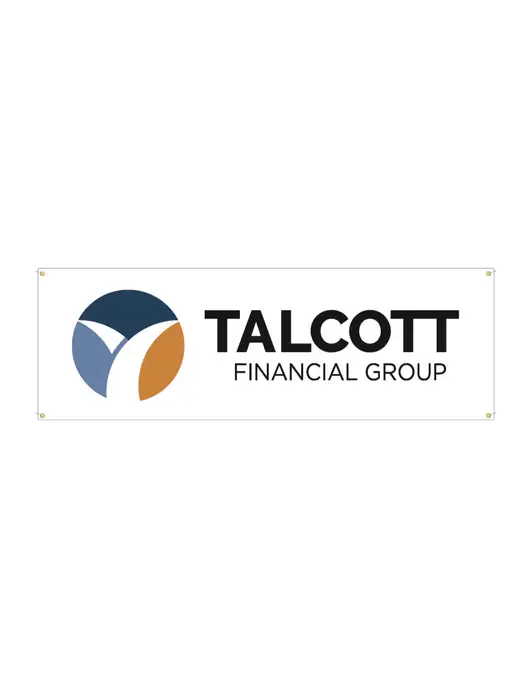 Vinyl Banner 72" x 24"  w/Talcott Logo