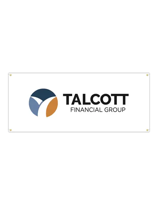 Vinyl Banner 72" x 30" w/Talcott Logo
