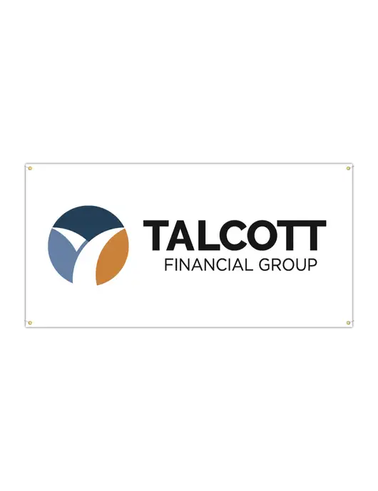Vinyl Banner 96" x 48" w/Talcott Logo