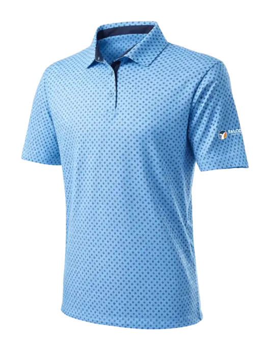 Mens Light Blue Hazelwood Polo w/Talcott Logo