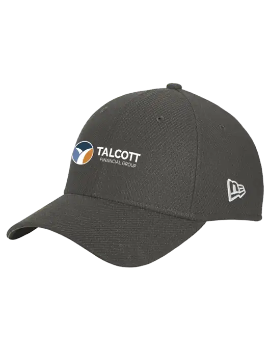 New Era Diamond Era Very Dark Grey Stretch Cap w/Talcott Logo