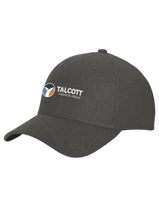 New Era Diamond Era Very Dark Grey Stretch Cap w/Talcott Logo