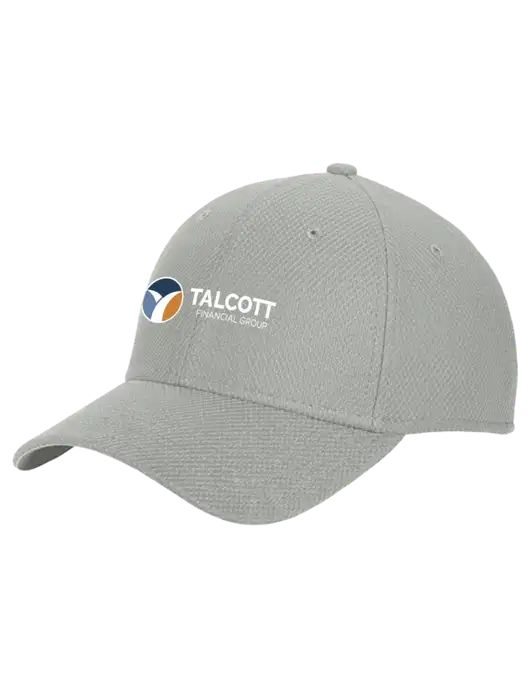 New Era Diamond Era Medium Grey Stretch Cap w/Talcott Logo