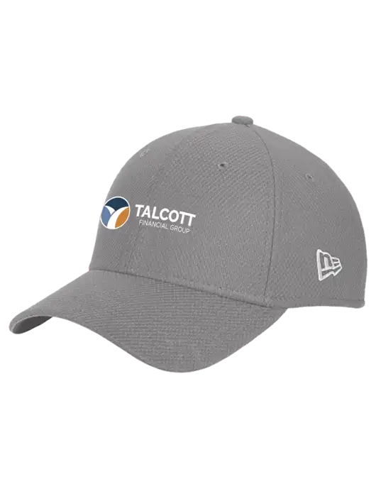 New Era Diamond Era Medium Grey Stretch Cap w/Talcott Logo