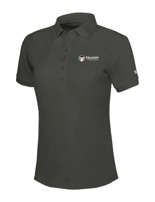 OGIO Womens Dark Grey Jewel Polo w/Talcott Logo
