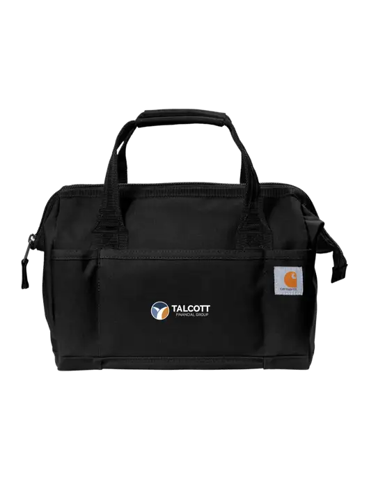 Carhartt Foundry Series 14” Black Tool Bag w/Talcott Logo